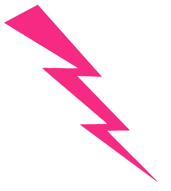 Air Force Falcons HOT PINK Lightning Bolt Logo Premium DieCut Vinyl Decal PICK SIZE