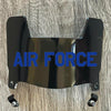 Air Force Falcons Mini Football Helmet Visor Shield w/ Clips - PICK VISOR & LOGO COLOR