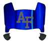 Air Force Falcons Mini Football Helmet Visor Shield w/ Clips - PICK VISOR & LOGO COLOR