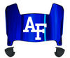 Air Force Falcons Mini Football Helmet Visor Shield w/ Clips - PICK VISOR & LOGO COLOR