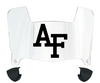 Air Force Falcons Mini Football Helmet Visor Shield w/ Clips - PICK VISOR & LOGO COLOR