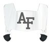 Air Force Falcons Mini Football Helmet Visor Shield w/ Clips - PICK VISOR & LOGO COLOR