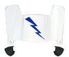 Air Force Falcons Mini Football Helmet Visor Shield w/ Clips - PICK VISOR & LOGO COLOR