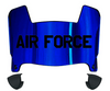 Air Force Falcons Mini Football Helmet Visor Shield w/ Clips - PICK VISOR & LOGO COLOR