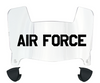 Air Force Falcons Mini Football Helmet Visor Shield w/ Clips - PICK VISOR & LOGO COLOR