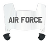 Air Force Falcons Mini Football Helmet Visor Shield w/ Clips - PICK VISOR & LOGO COLOR