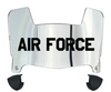 Air Force Falcons Mini Football Helmet Visor Shield w/ Clips - PICK VISOR & LOGO COLOR