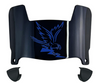 Air Force Falcons Mini Football Helmet Visor Shield w/ Clips - PICK VISOR & LOGO COLOR