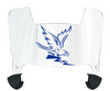 Air Force Falcons Mini Football Helmet Visor Shield w/ Clips - PICK VISOR & LOGO COLOR