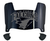 Air Force Falcons Mini Football Helmet Visor Shield w/ Clips - PICK VISOR & LOGO COLOR