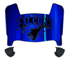 Air Force Falcons Mini Football Helmet Visor Shield w/ Clips - PICK VISOR & LOGO COLOR