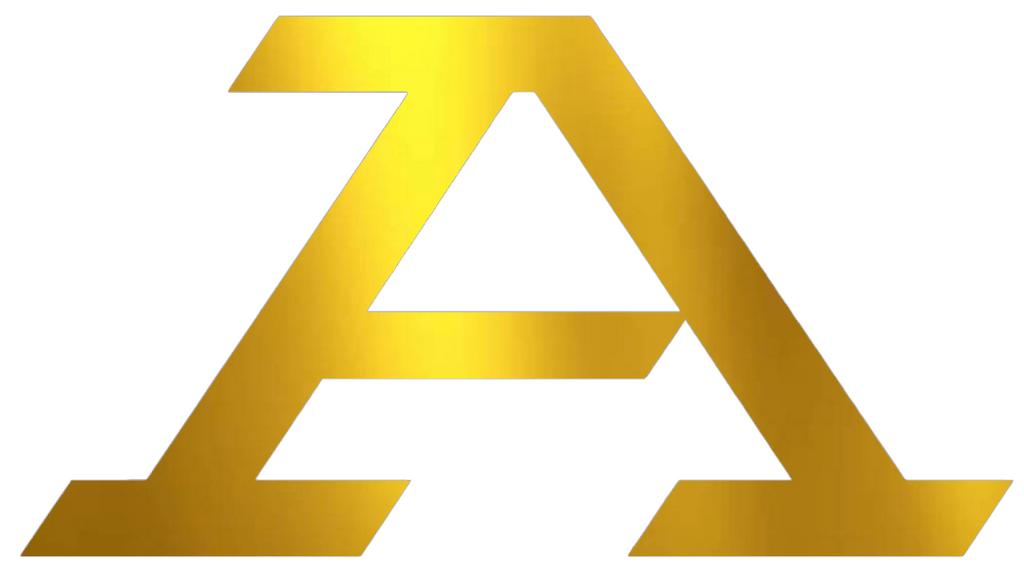 Akron Zips GOLD CHROME MIRROR Team Logo Premium DieCut Vinyl Decal PICK SIZE