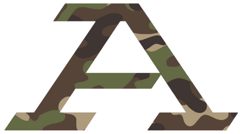 Akron Zips Woodland Camo Camouflage Team Logo Premium DieCut Vinyl Decal PICK SIZE