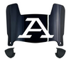 Akron Zips Mini Football Helmet Visor Shield w/ Clips - PICK VISOR & LOGO COLOR