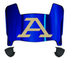 Akron Zips Mini Football Helmet Visor Shield w/ Clips - PICK VISOR & LOGO COLOR