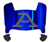 Akron Zips Mini Football Helmet Visor Shield w/ Clips - PICK VISOR & LOGO COLOR