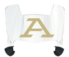 Akron Zips Mini Football Helmet Visor Shield w/ Clips - PICK VISOR & LOGO COLOR