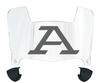 Akron Zips Mini Football Helmet Visor Shield w/ Clips - PICK VISOR & LOGO COLOR