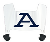 Akron Zips Mini Football Helmet Visor Shield w/ Clips - PICK VISOR & LOGO COLOR