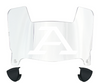 Akron Zips Mini Football Helmet Visor Shield w/ Clips - PICK VISOR & LOGO COLOR