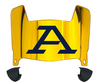 Akron Zips Mini Football Helmet Visor Shield w/ Clips - PICK VISOR & LOGO COLOR