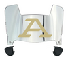 Akron Zips Mini Football Helmet Visor Shield w/ Clips - PICK VISOR & LOGO COLOR