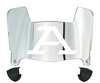 Akron Zips Mini Football Helmet Visor Shield w/ Clips - PICK VISOR & LOGO COLOR