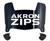 Akron Zips Mini Football Helmet Visor Shield w/ Clips - PICK VISOR & LOGO COLOR