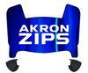 Akron Zips Mini Football Helmet Visor Shield w/ Clips - PICK VISOR & LOGO COLOR