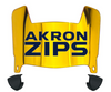 Akron Zips Mini Football Helmet Visor Shield w/ Clips - PICK VISOR & LOGO COLOR
