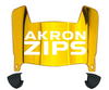 Akron Zips Mini Football Helmet Visor Shield w/ Clips - PICK VISOR & LOGO COLOR
