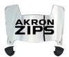 Akron Zips Mini Football Helmet Visor Shield w/ Clips - PICK VISOR & LOGO COLOR