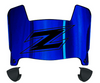 Akron Zips Mini Football Helmet Visor Shield w/ Clips - PICK VISOR & LOGO COLOR