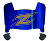 Akron Zips Mini Football Helmet Visor Shield w/ Clips - PICK VISOR & LOGO COLOR