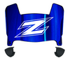 Akron Zips Mini Football Helmet Visor Shield w/ Clips - PICK VISOR & LOGO COLOR