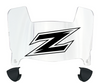 Akron Zips Mini Football Helmet Visor Shield w/ Clips - PICK VISOR & LOGO COLOR