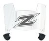 Akron Zips Mini Football Helmet Visor Shield w/ Clips - PICK VISOR & LOGO COLOR