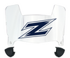 Akron Zips Mini Football Helmet Visor Shield w/ Clips - PICK VISOR & LOGO COLOR