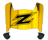 Akron Zips Mini Football Helmet Visor Shield w/ Clips - PICK VISOR & LOGO COLOR