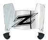 Akron Zips Mini Football Helmet Visor Shield w/ Clips - PICK VISOR & LOGO COLOR