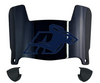 Akron Zips Mini Football Helmet Visor Shield w/ Clips - PICK VISOR & LOGO COLOR