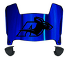 Akron Zips Mini Football Helmet Visor Shield w/ Clips - PICK VISOR & LOGO COLOR