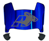 Akron Zips Mini Football Helmet Visor Shield w/ Clips - PICK VISOR & LOGO COLOR