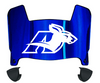 Akron Zips Mini Football Helmet Visor Shield w/ Clips - PICK VISOR & LOGO COLOR