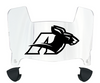 Akron Zips Mini Football Helmet Visor Shield w/ Clips - PICK VISOR & LOGO COLOR