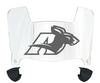 Akron Zips Mini Football Helmet Visor Shield w/ Clips - PICK VISOR & LOGO COLOR