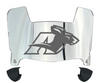 Akron Zips Mini Football Helmet Visor Shield w/ Clips - PICK VISOR & LOGO COLOR