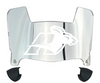 Akron Zips Mini Football Helmet Visor Shield w/ Clips - PICK VISOR & LOGO COLOR