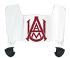 Alabama A&M Bulldogs Mini Football Helmet Visor Shield w/ Clips - PICK VISOR & LOGO COLOR