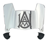 Alabama A&M Bulldogs Mini Football Helmet Visor Shield w/ Clips - PICK VISOR & LOGO COLOR